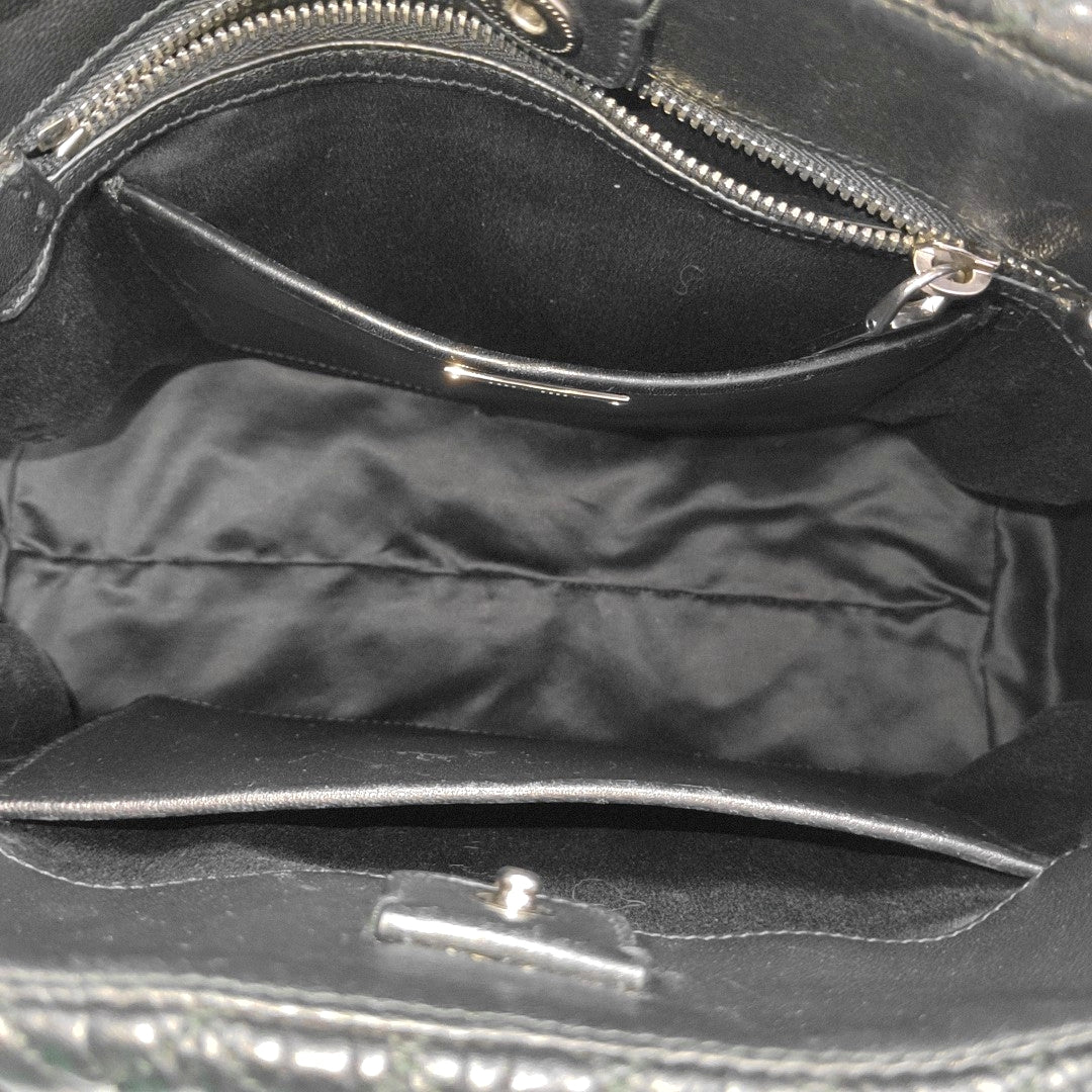 Lambskin Shoulder Bag Black