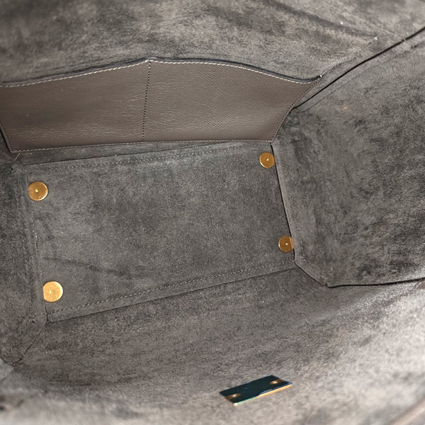 BELT Mini Calfskin Gray