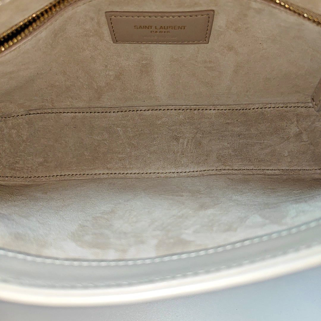 LE 5 À 7 Small Calfskin White