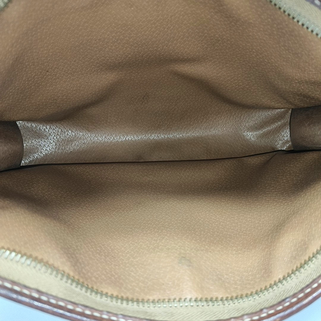 MACADAM CLUTCHES Coated Canvas Brown