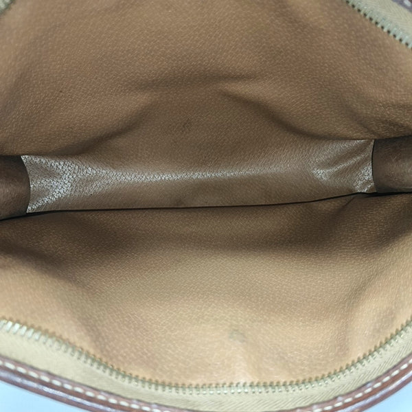 MACADAM CLUTCHES Coated Canvas Brown