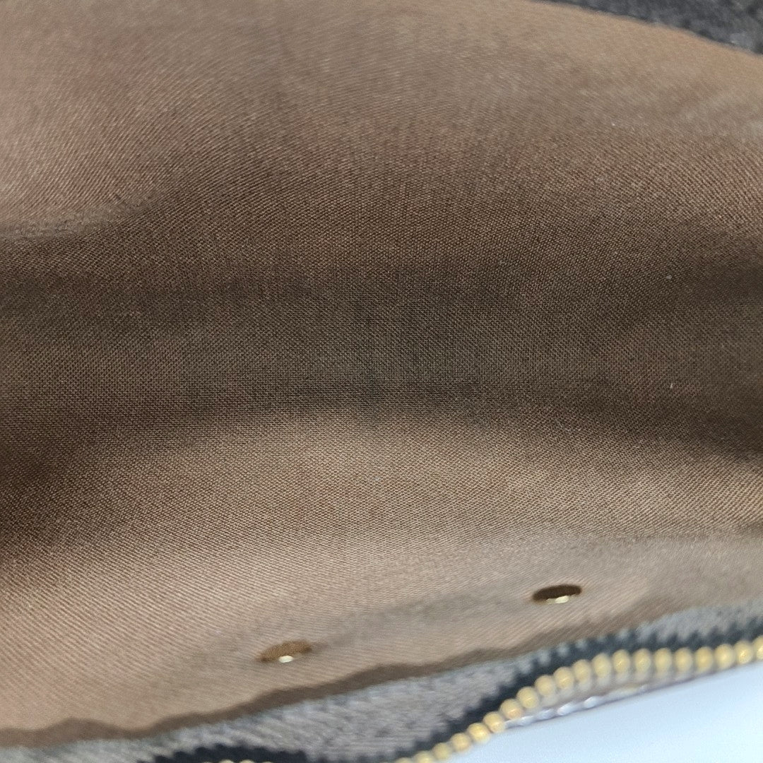 EVA Monogram Coated Canvas Brown