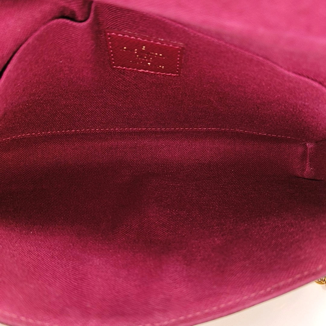 FÉLICIE Monogram Coated Canvas Brown
