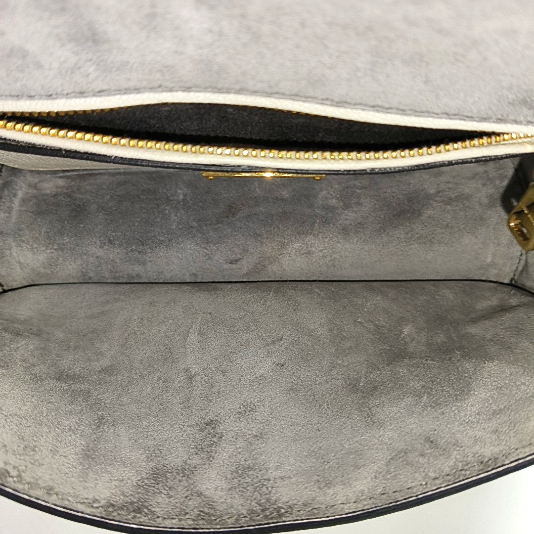 Miu Lady Calfskin White