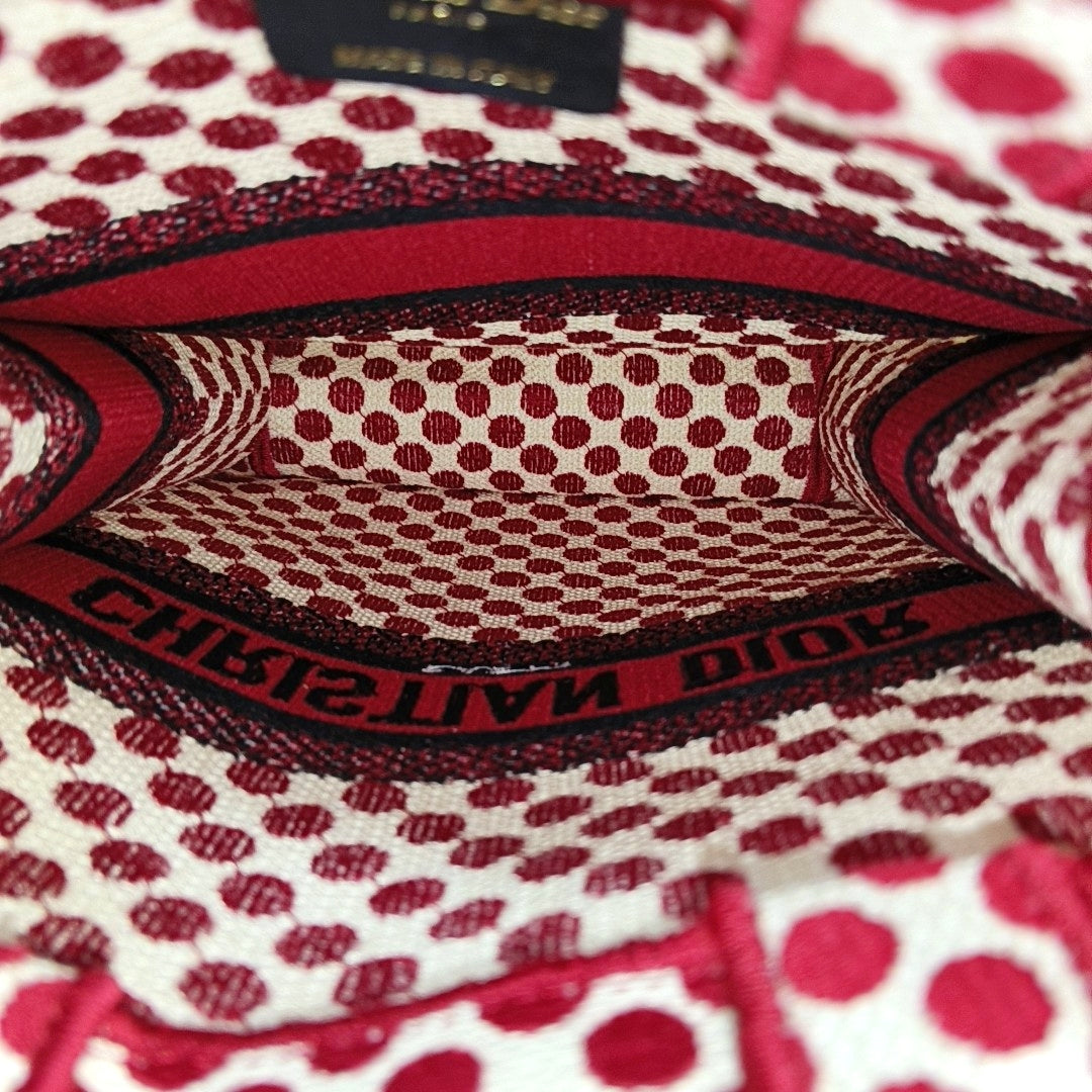 Authenticated pre-owned  Book Tote Oblique Canvas Red - Tote Bag at Looply