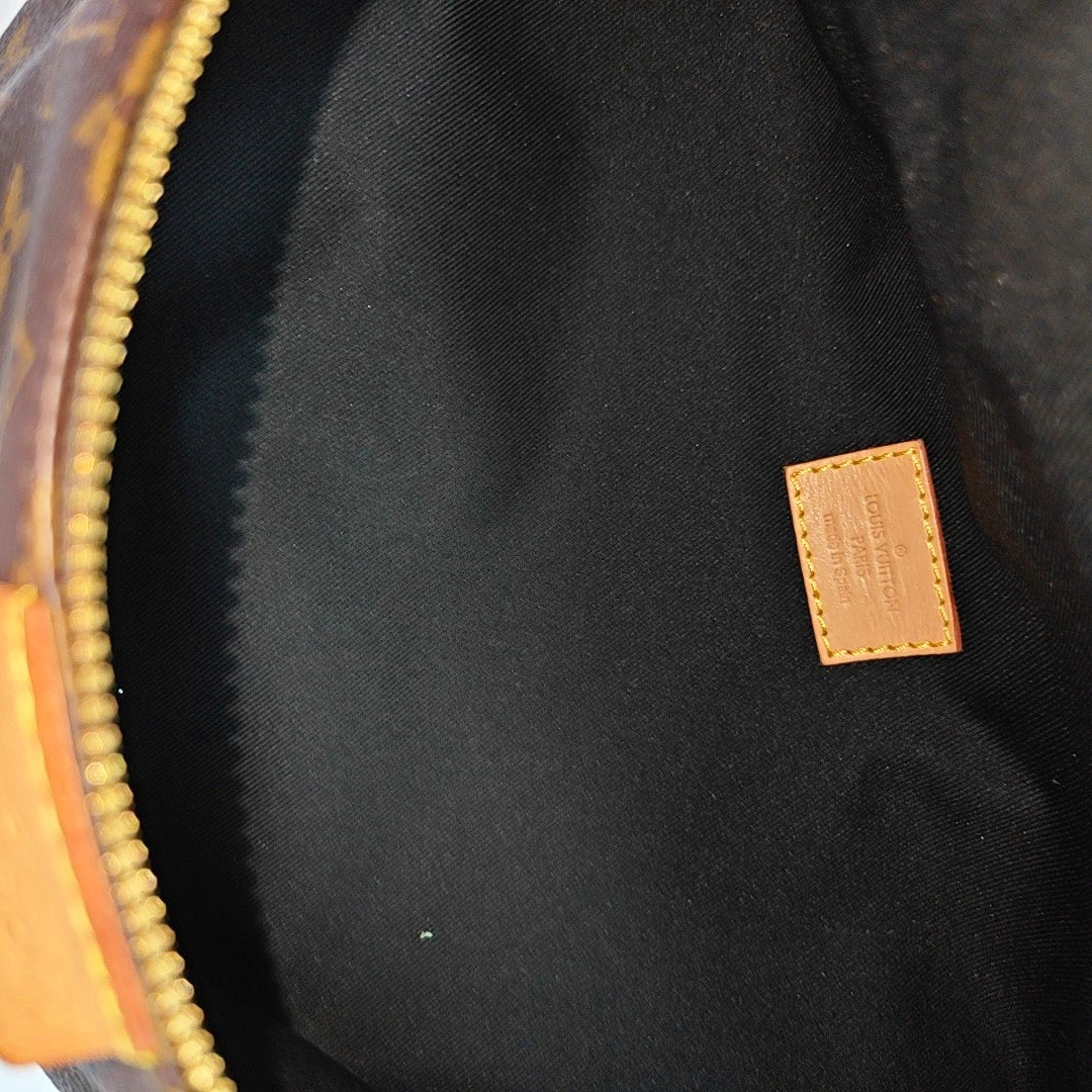 BUMBAG Monogram Coated Canvas Brown