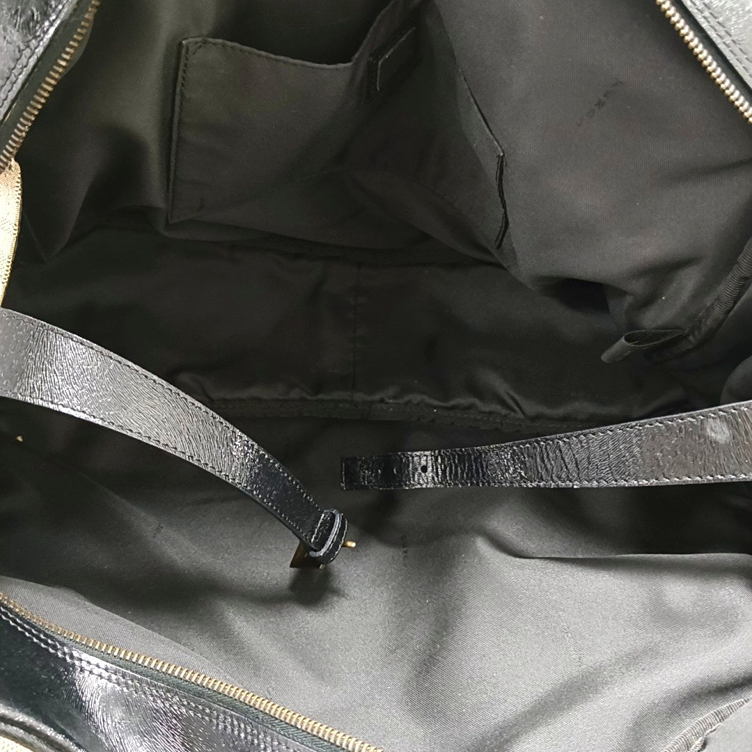 Canvas Top Handle Bag Brown