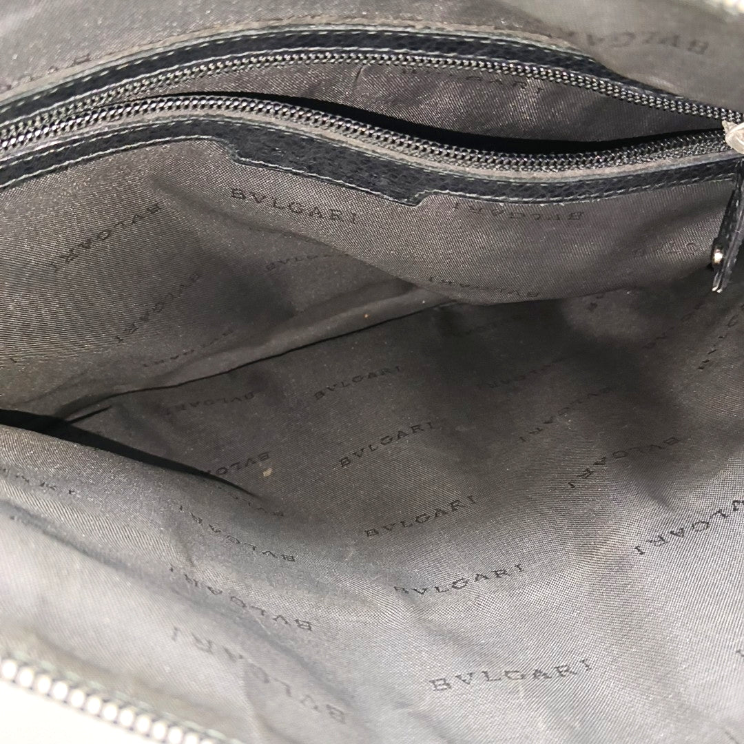 Calfskin Shoulder Bag Black