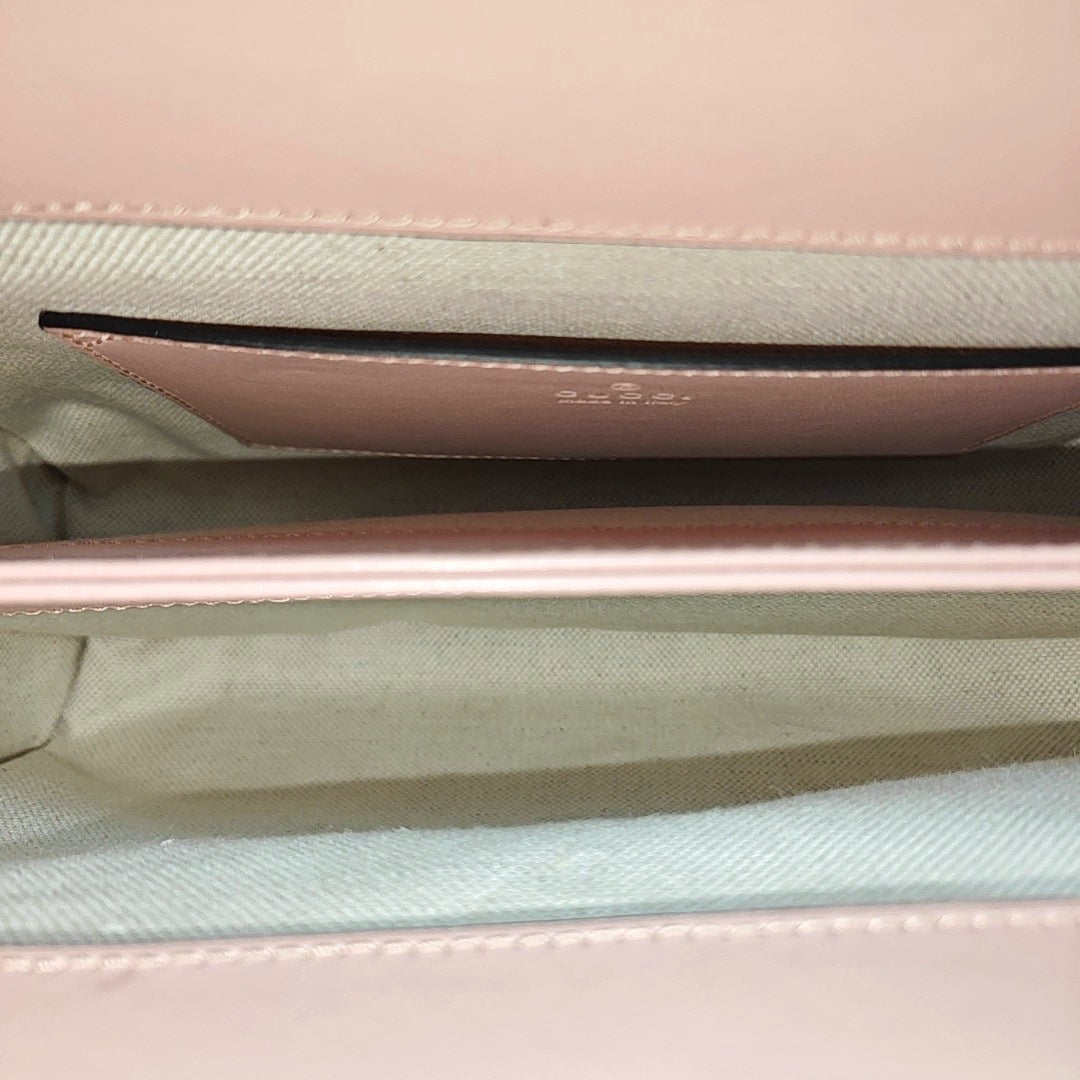 Ophidia Small Quilted Calfskin Pink