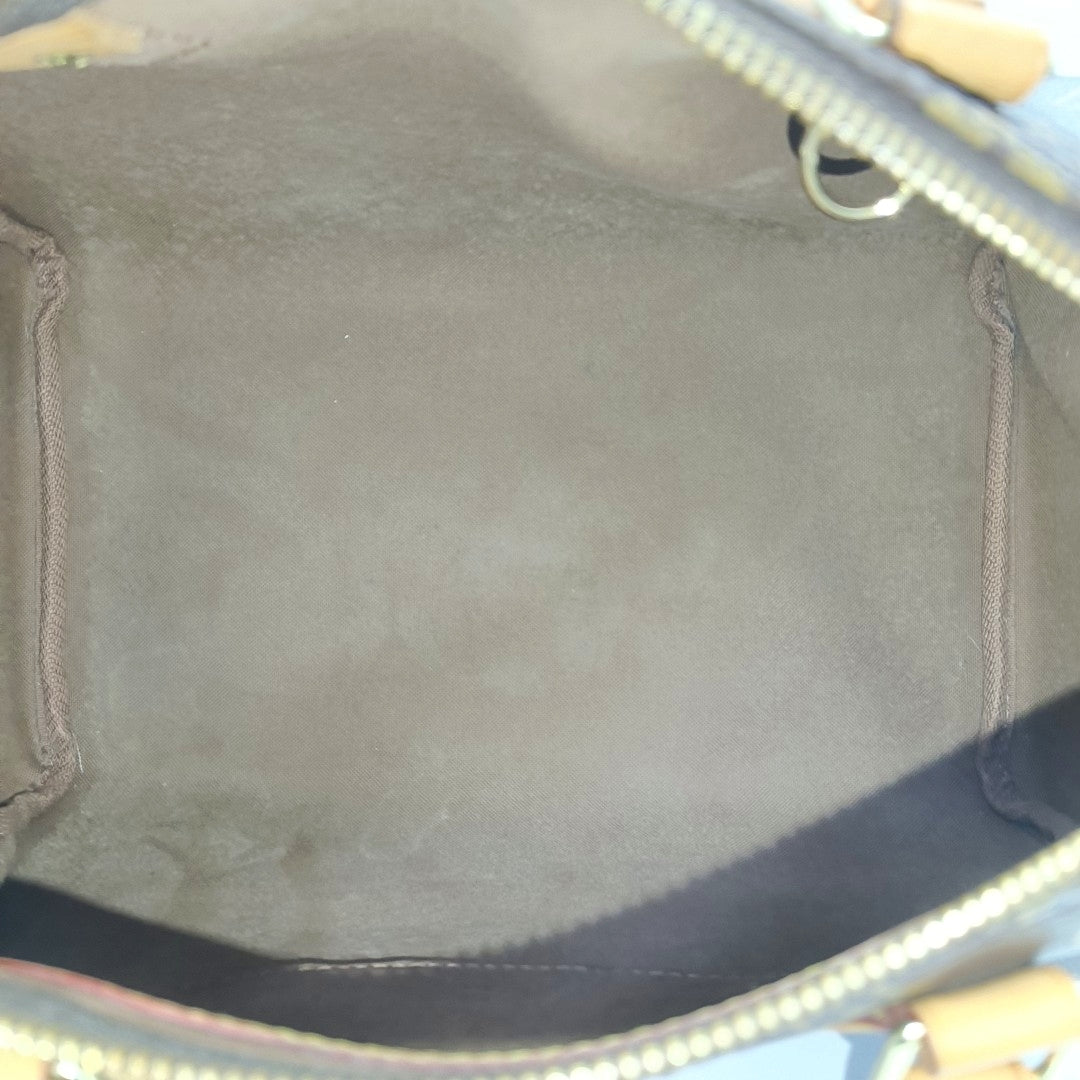 SPEEDY 30 Monogram Coated Canvas Brown