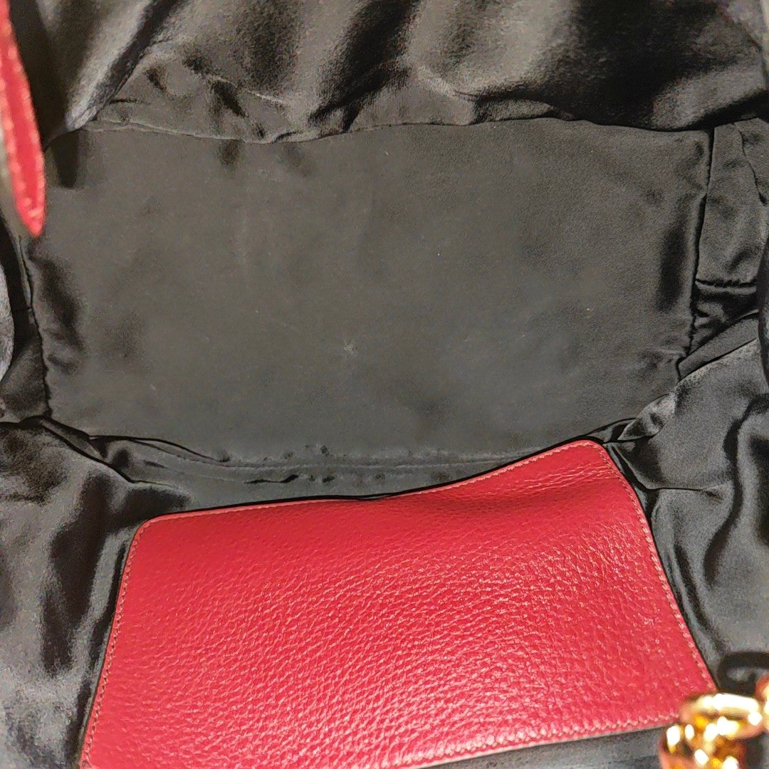 Bow Small Leather Beige