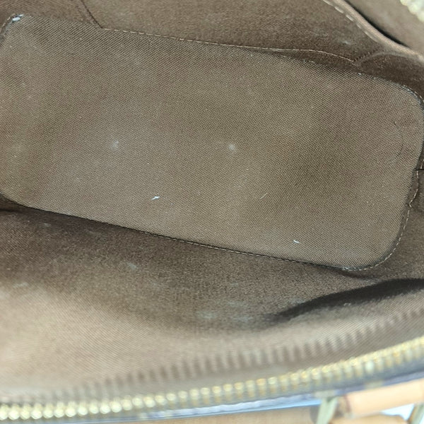 ALMA BB Monogram Coated Canvas Brown