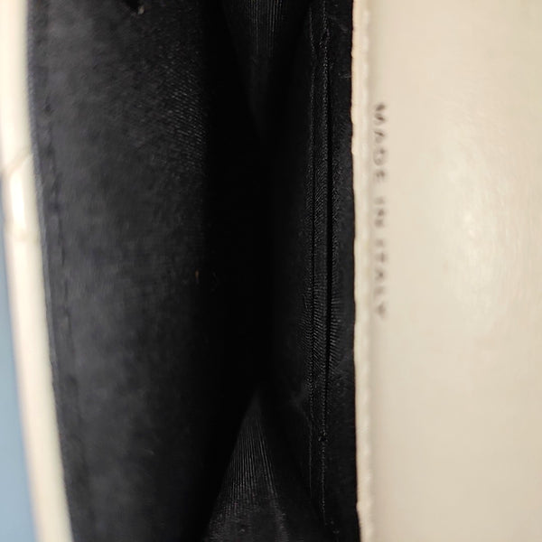 CHANEL 19 Quilted Calfskin White