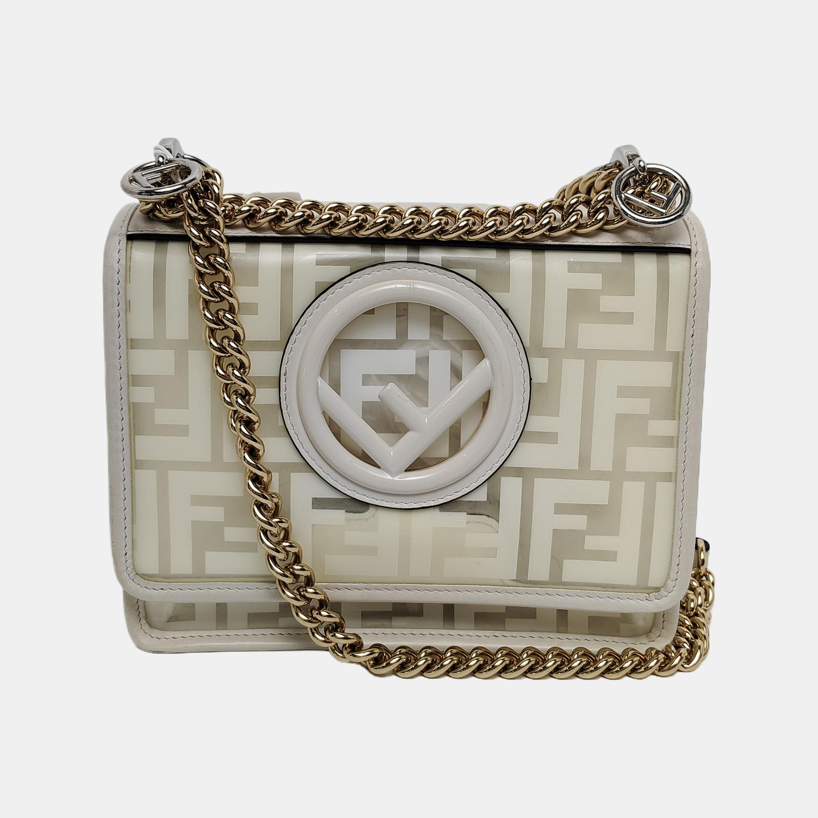 Kan I Mini Calfskin White