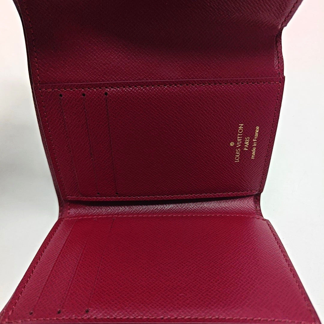 VICTORINE Monogram Coated Canvas Brown Card Holder