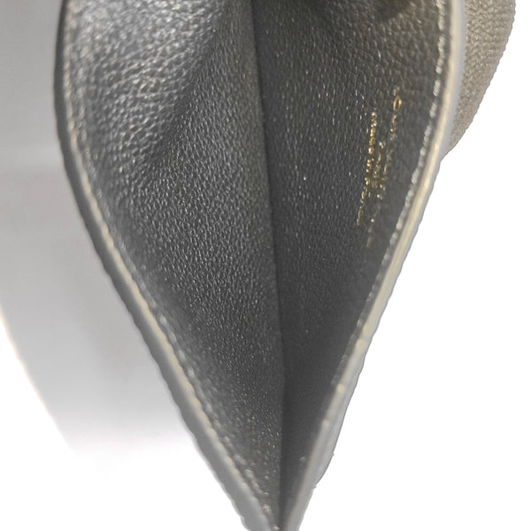 Monogram Calfskin Card Holder Black