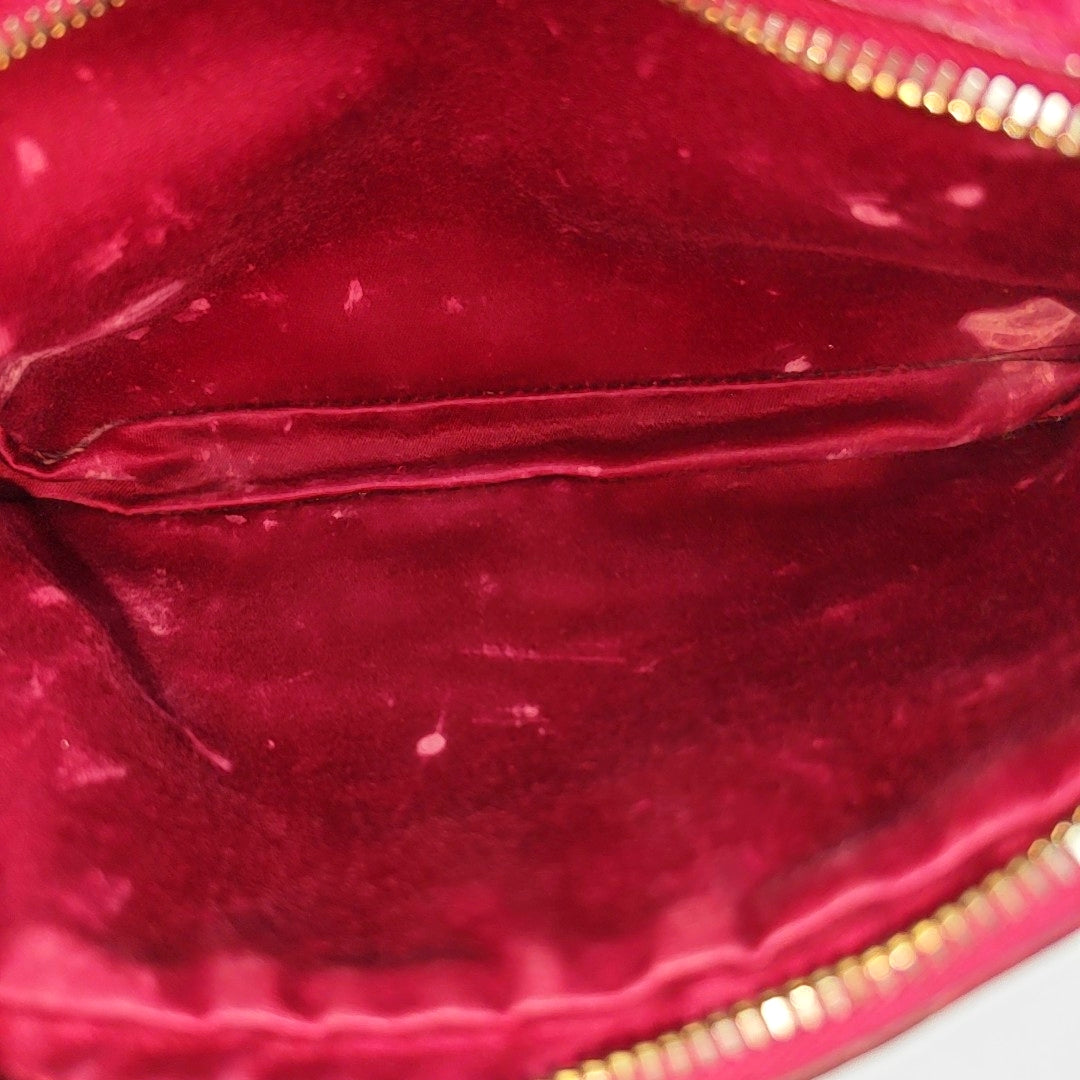 Quilted Lambskin Shoulder Bag Red