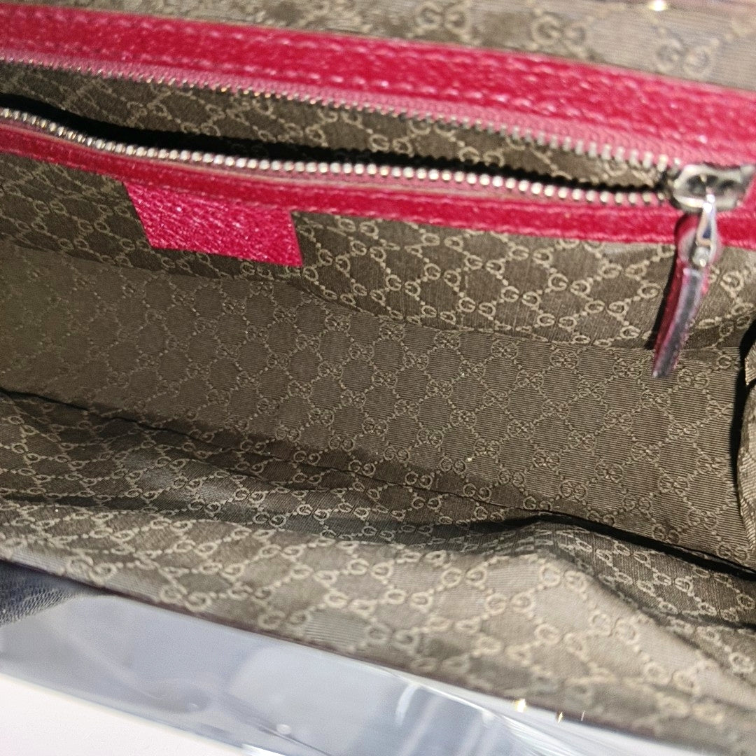 Calfskin Top Handle Bag Red
