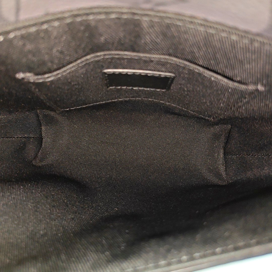 PULSE Mini Monogram Coated Canvas Black