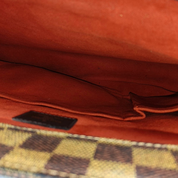 PARIOLI PM Damier Ebene Coated Canvas Brown