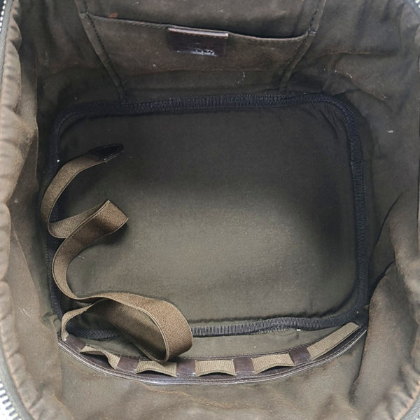 Monogram Coated Canvas Top Handle Bag Beige