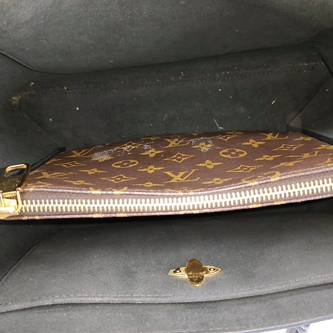 FLOWER Monogram Coated Canvas Brown
