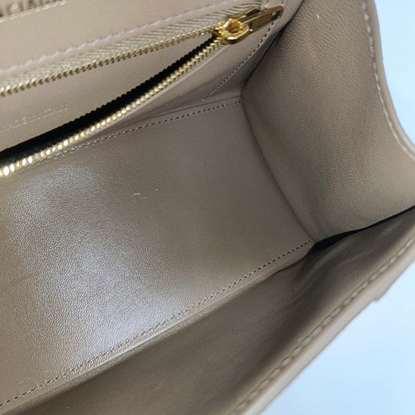 Hourglass S Coated Canvas Brown