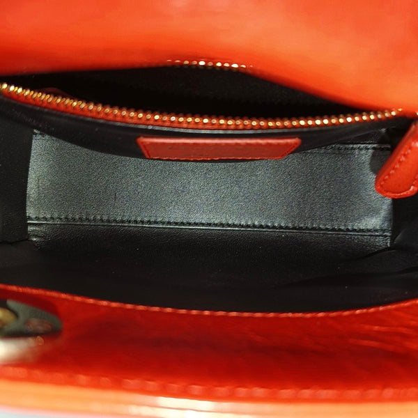 Lady Dior Mini Lambskin Red