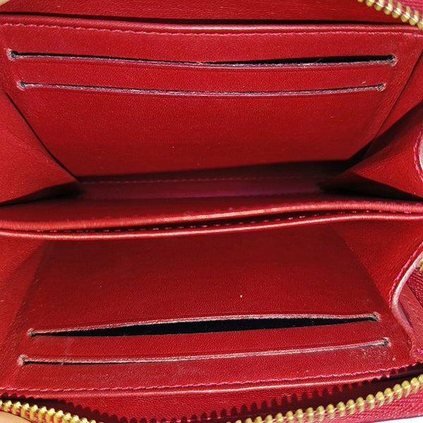 ZIPPY Patent Leather Red Wallet