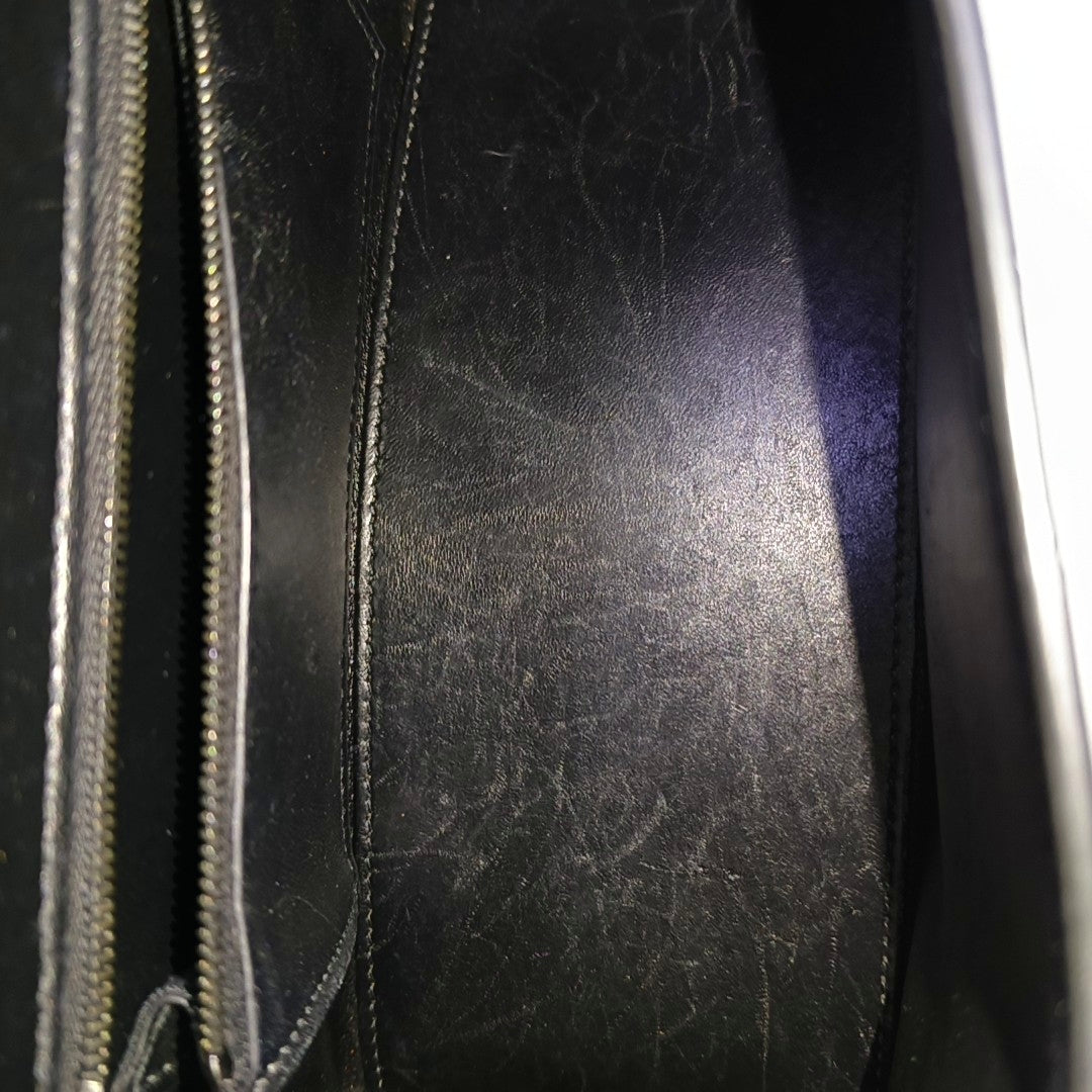 Hourglass S Calfskin Black