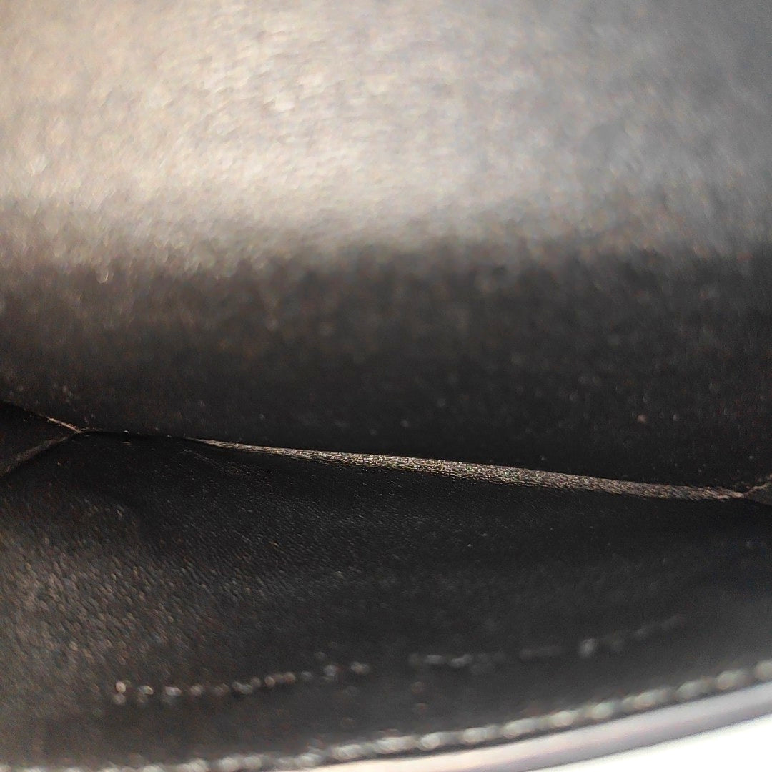 Saddle Mini Lambskin Black