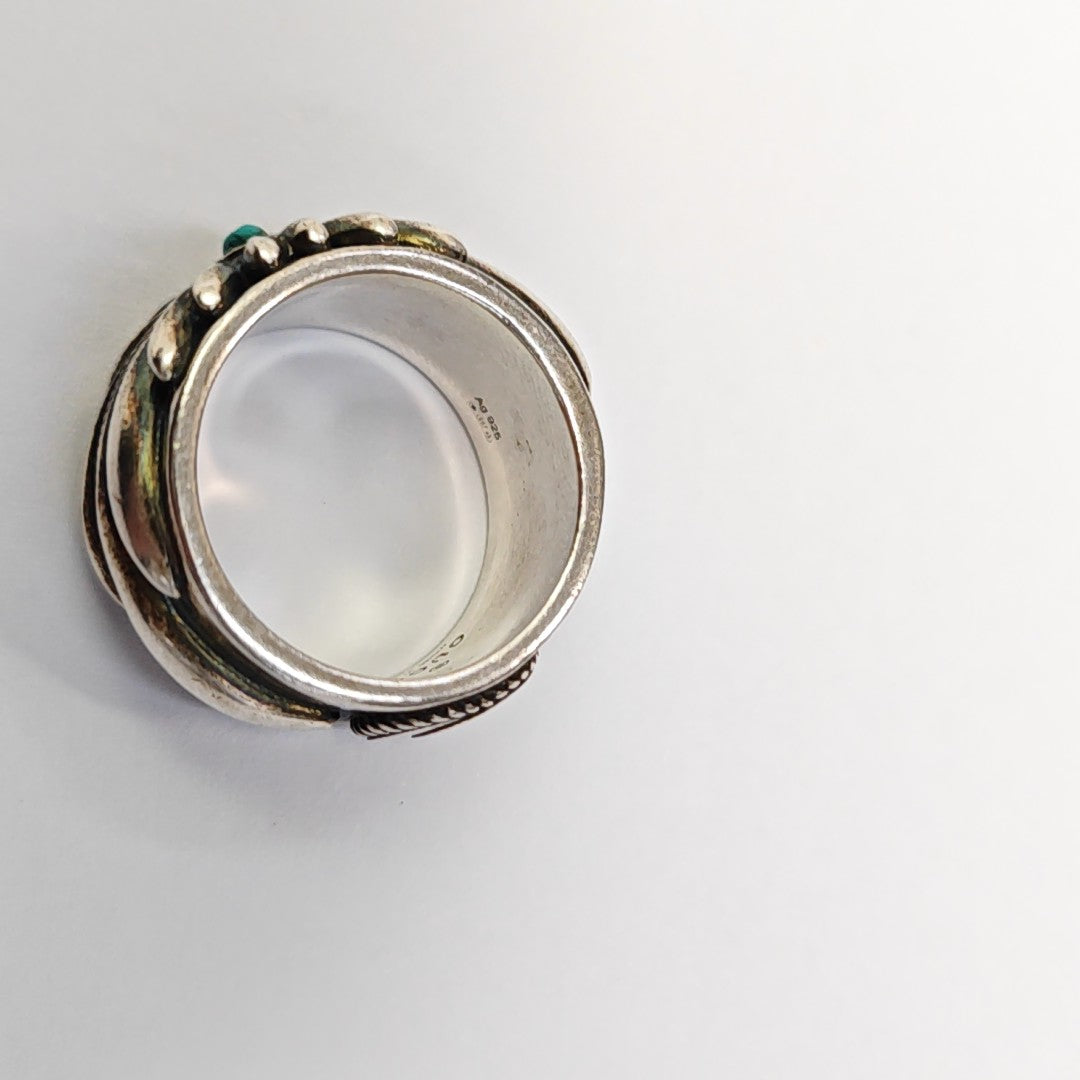 925 Sterling Silver Ring EU 51