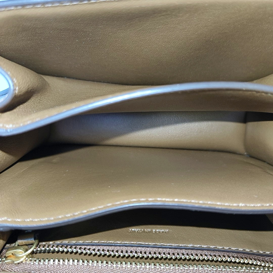 CLASSIC BOX Mini Calfskin Brown