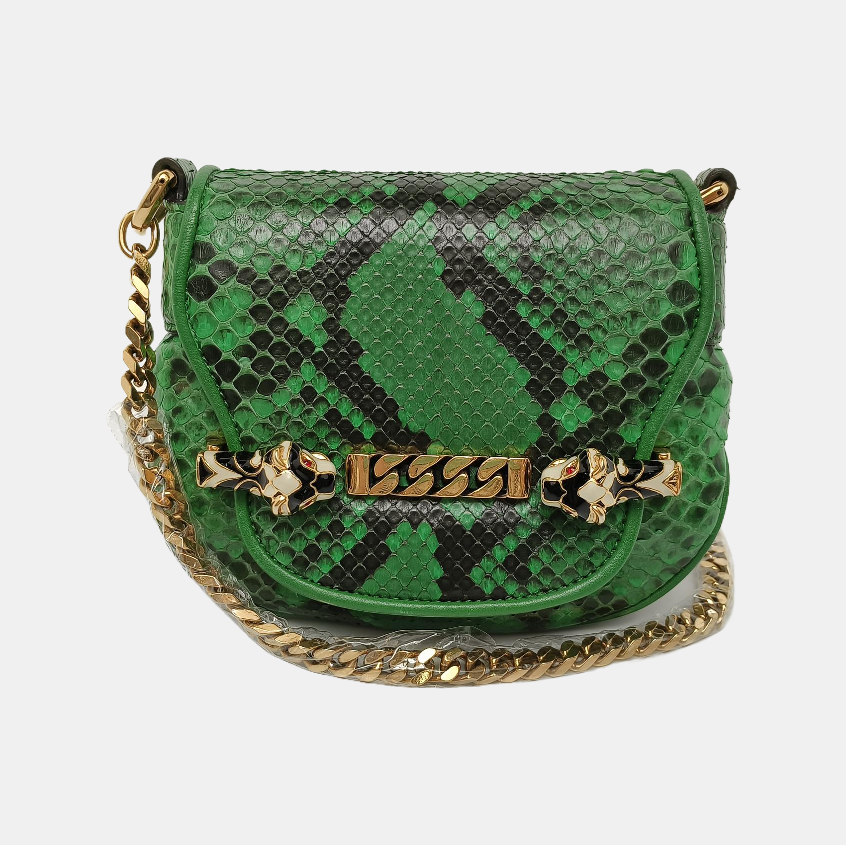 Nubuck Tigrette Python Green