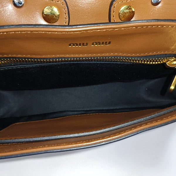Leather Shoulder Bag Brown