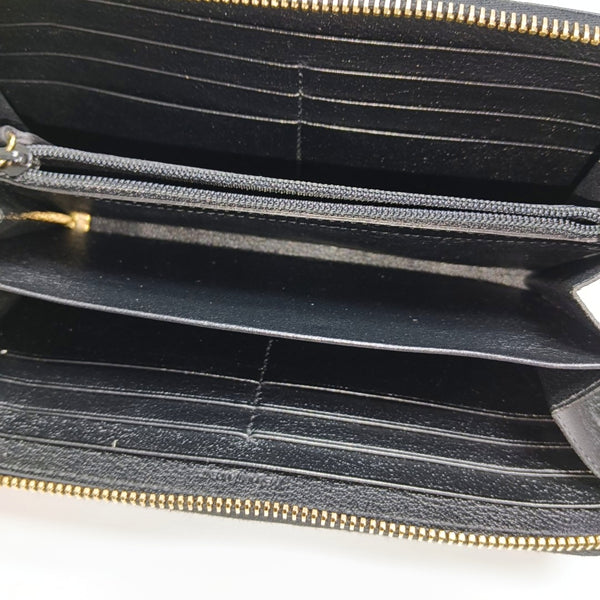 BELLE JOUR Calfskin Black Wallet