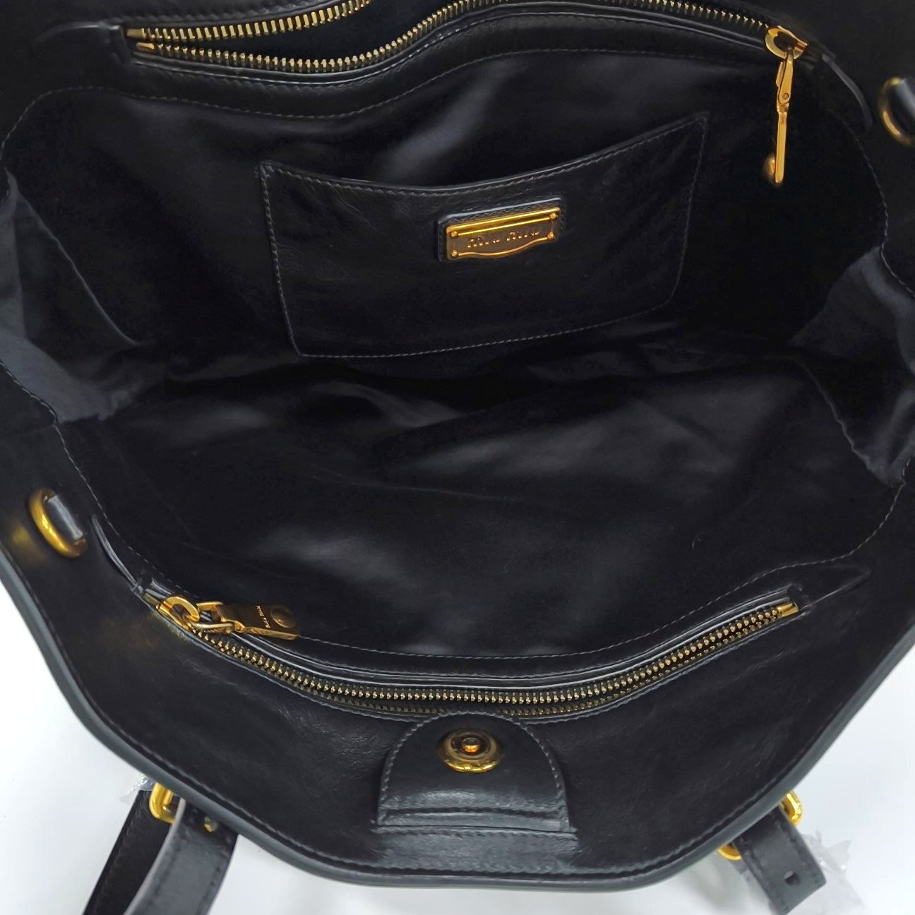Calfskin Tote Bag Black