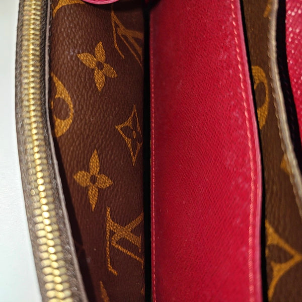 EMILIE Monogram Coated Canvas Brown Wallet