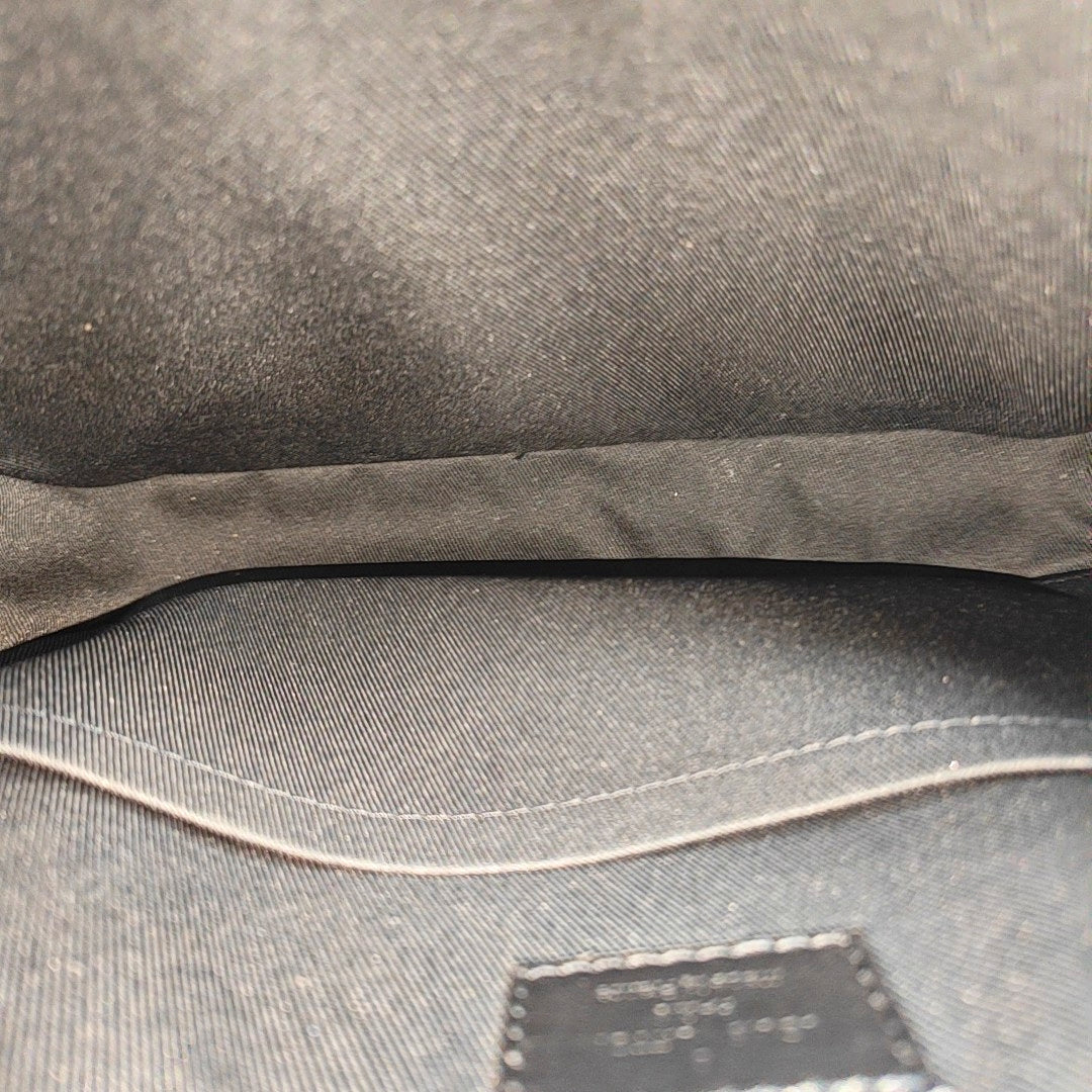 TRIO Monogram Coated Canvas Gray