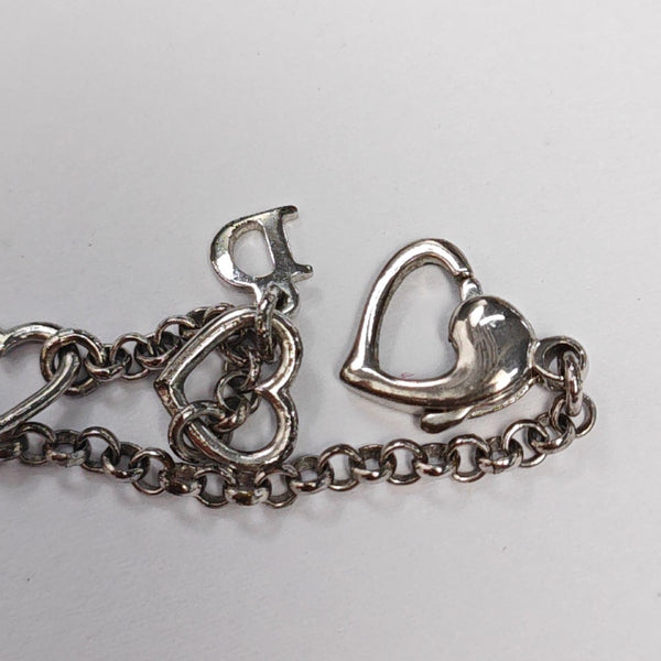 CD Swing Metal Silver Necklace