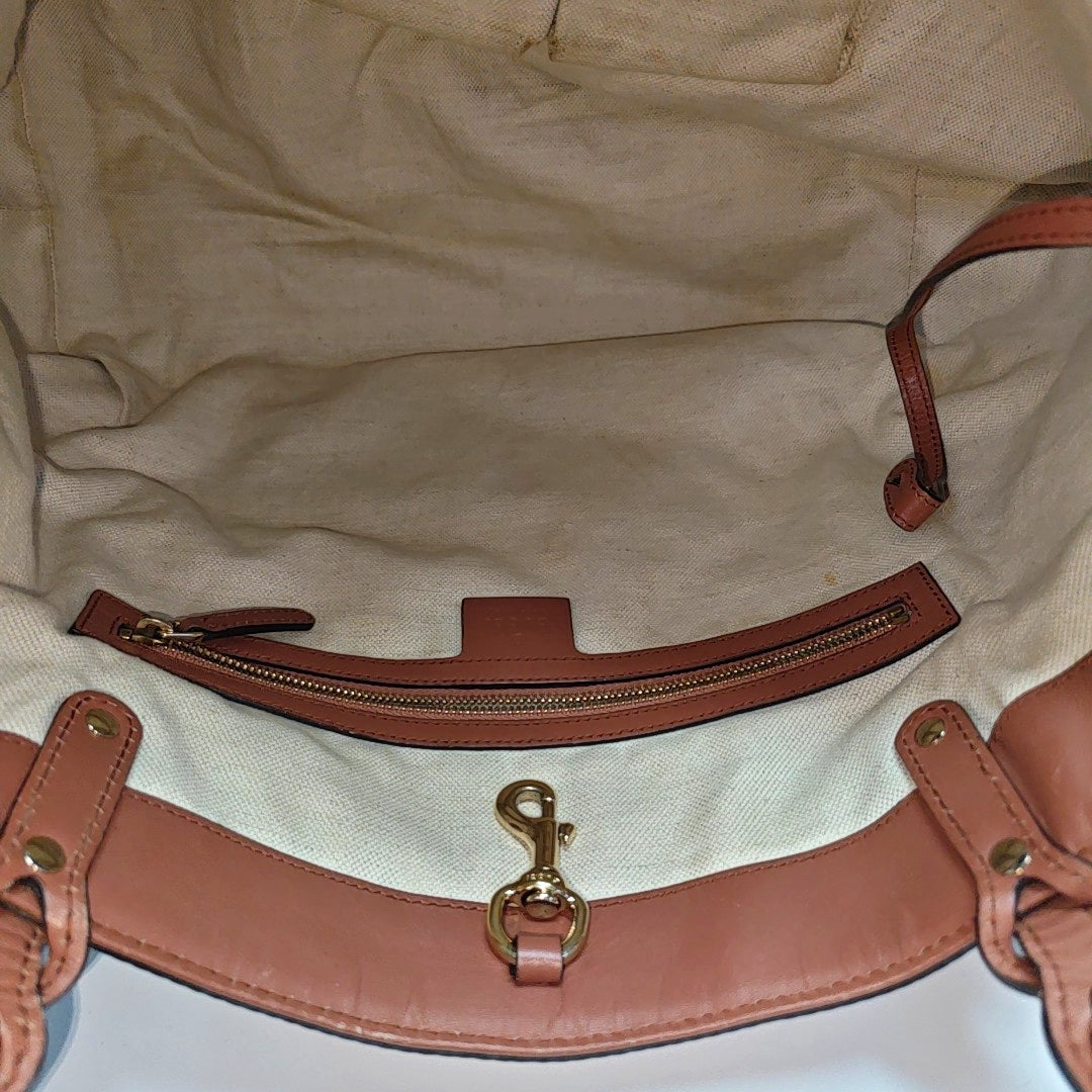 Monogram Calfskin Beige