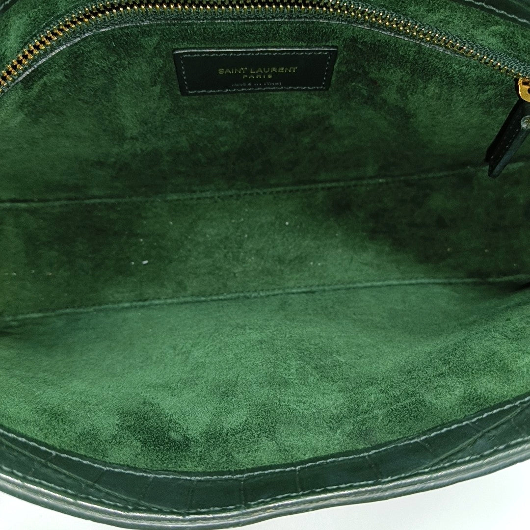 LE 5 À 7 Small Calfskin Green