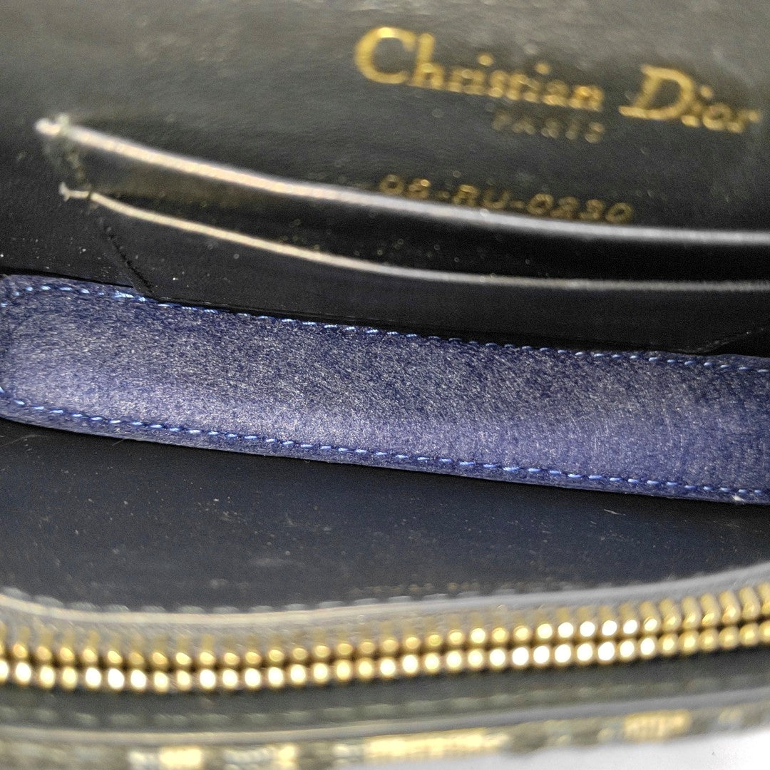 Saddle Mini Oblique Canvas Blue