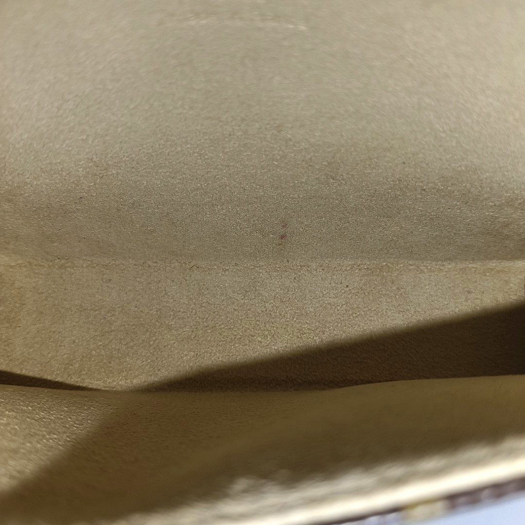 FLORENTINE Monogram Coated Canvas Brown