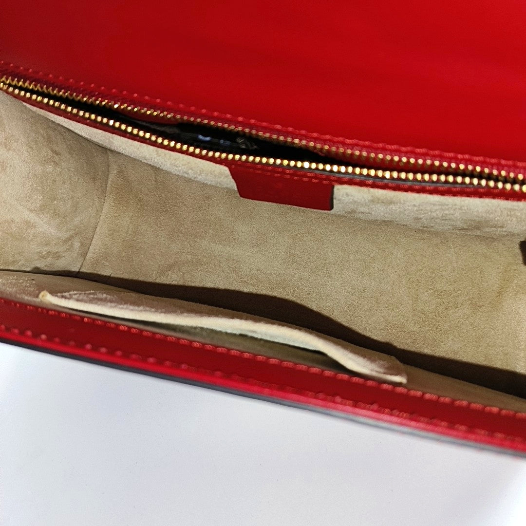 Sylvie Small Calfskin Red