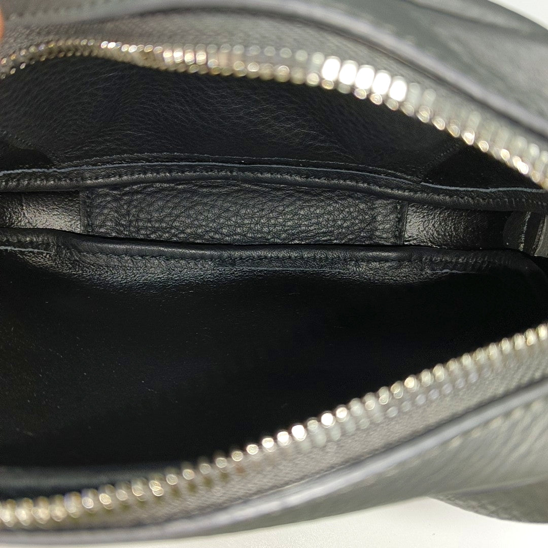 Calfskin Shoulder Bag Gray