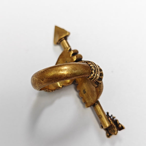 Metal Gold Ring HK 16