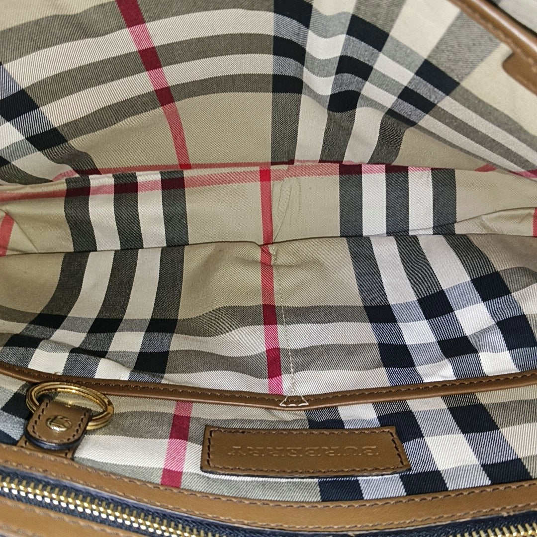 Calfskin Shoulder Bag Brown