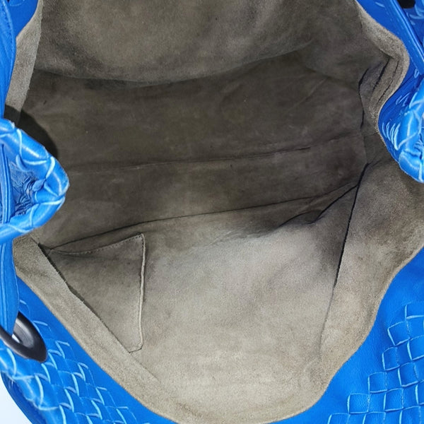 Lambskin Tote Bag Blue