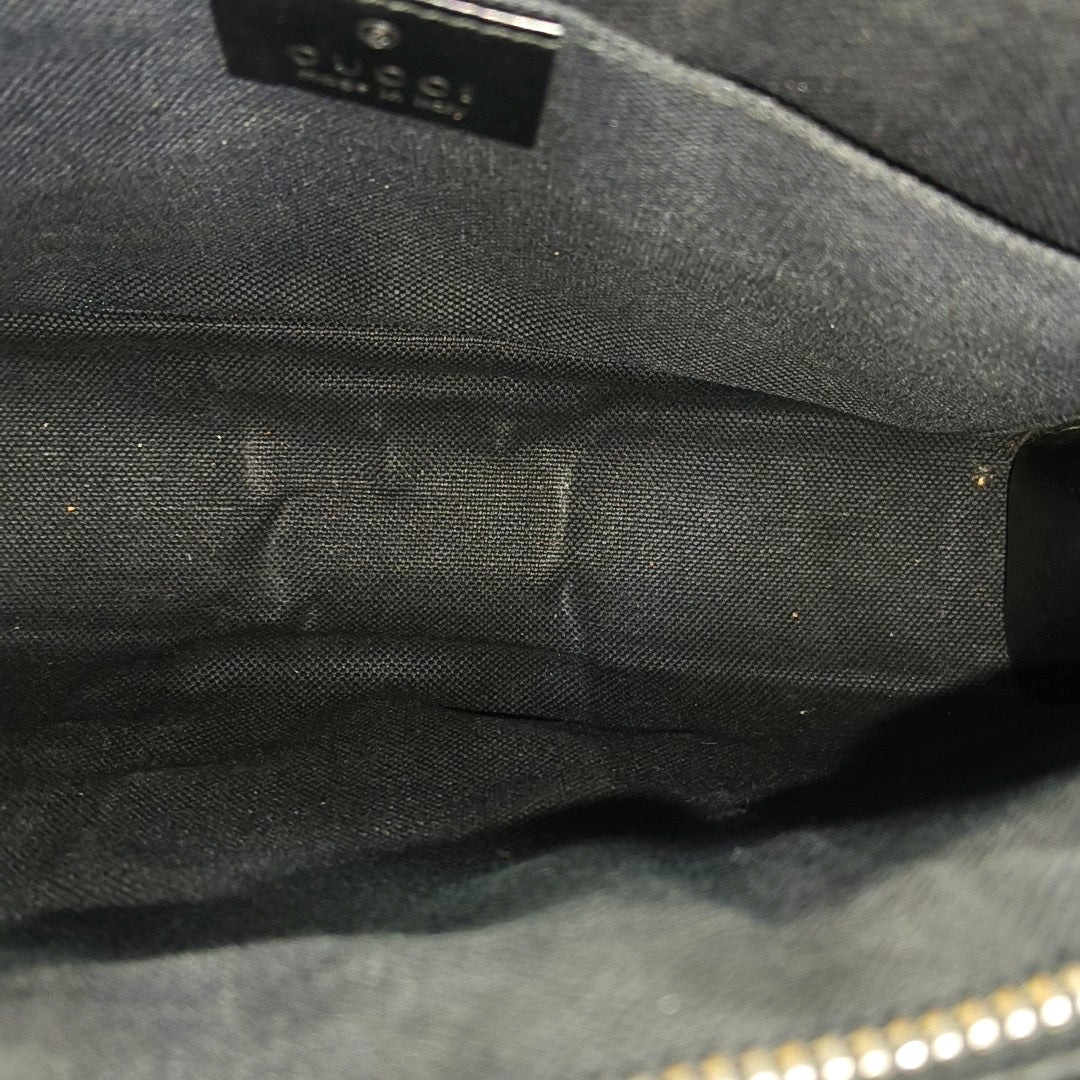 GG Supreme Monogram Coated Canvas Gray